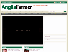 Tablet Screenshot of angliafarmer.co.uk